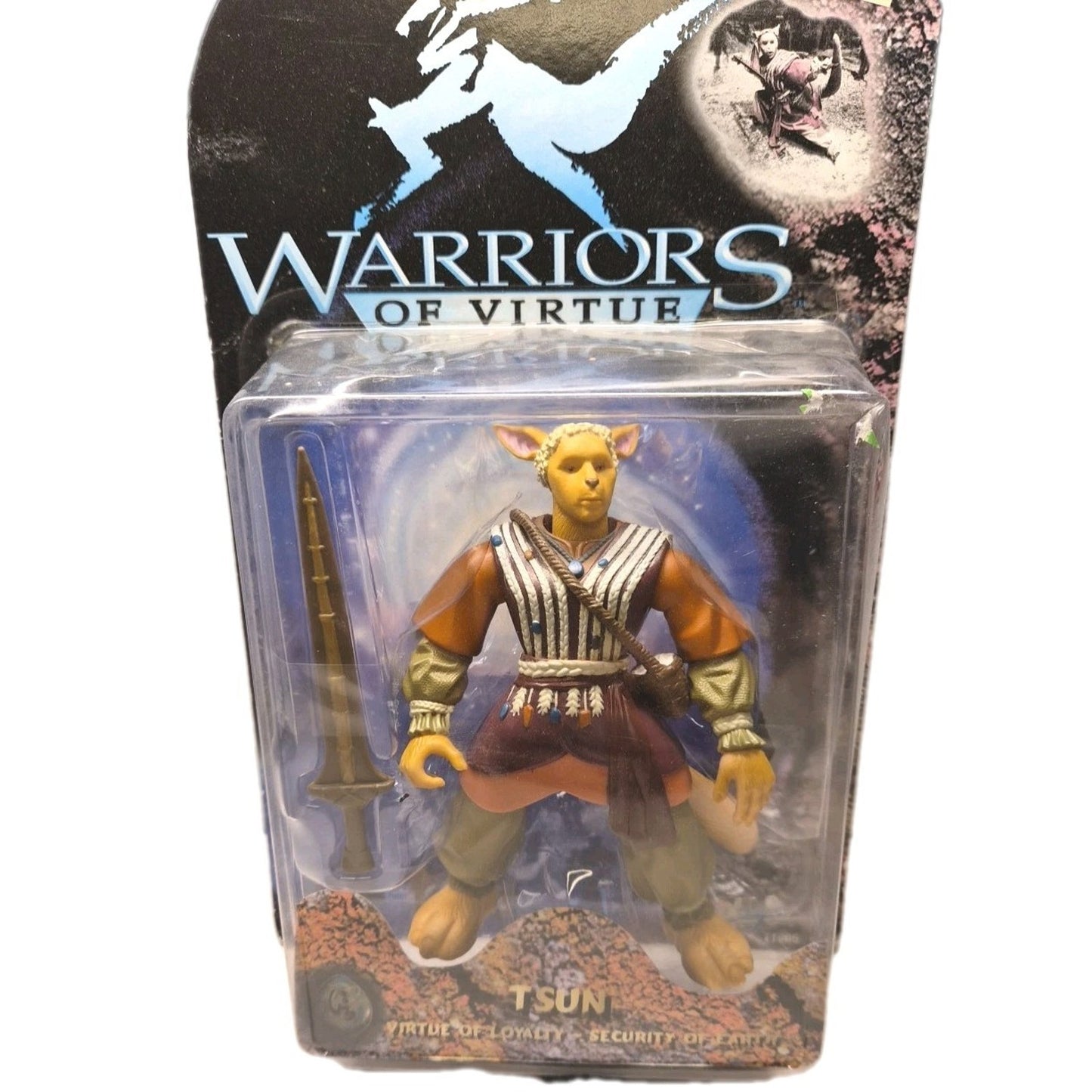 Vintage 1997 Warriors Of Virtue 6" Tsun Action Figure Play’Em Toys