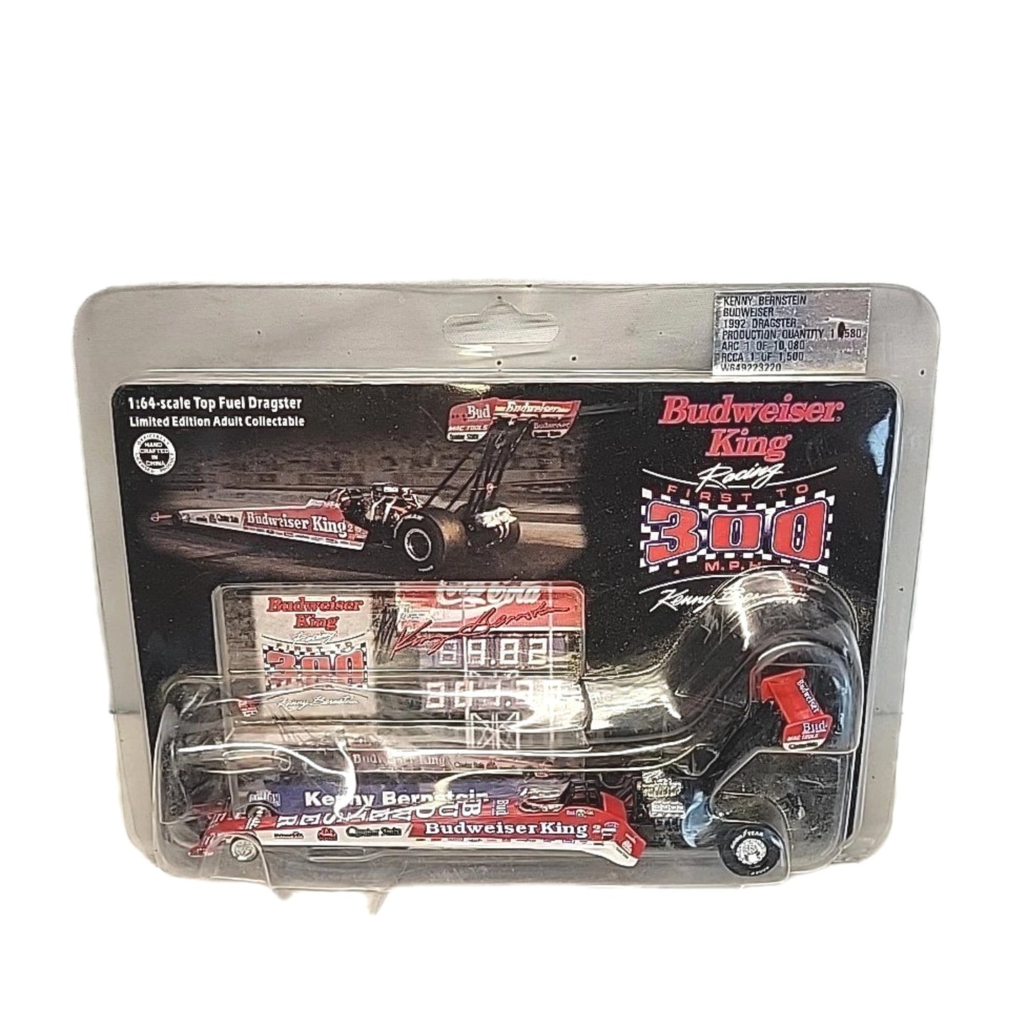 1992 Kenny Bernstein Budweiser First to 300 MPH - Action 1:64 Top Fuel Dragster