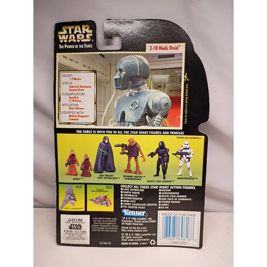 Star Wars Power Of The Force 2-1B Medic Droid 3.75" Action Figure 1996 Hasbro