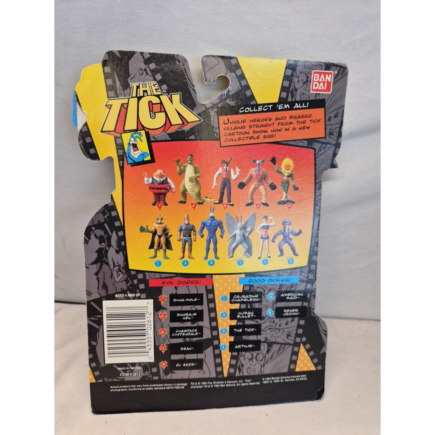 1994 Bandai The Tick Collectible Figures Crusading Chameleon