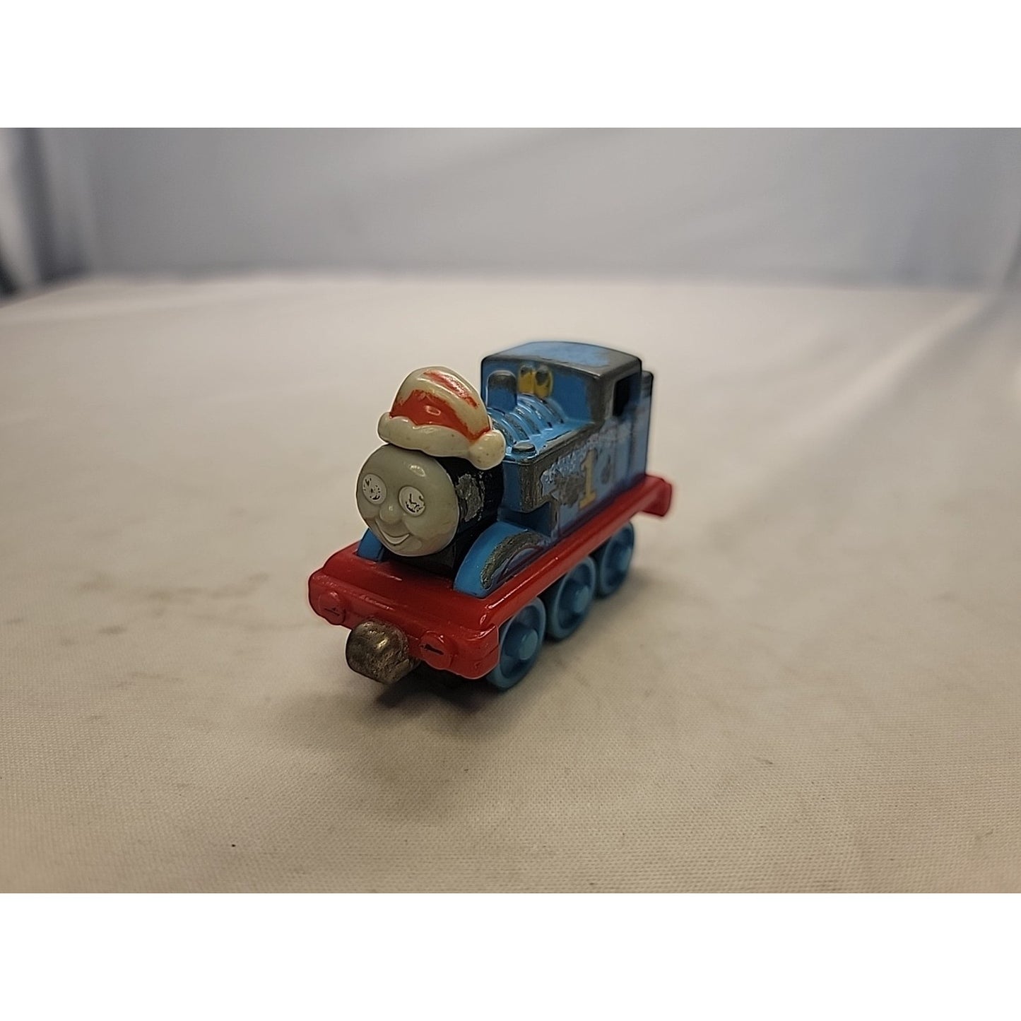 Diecast Winter Thomas, Santa Thomas for Thomas & Friends Take N Play Take Along