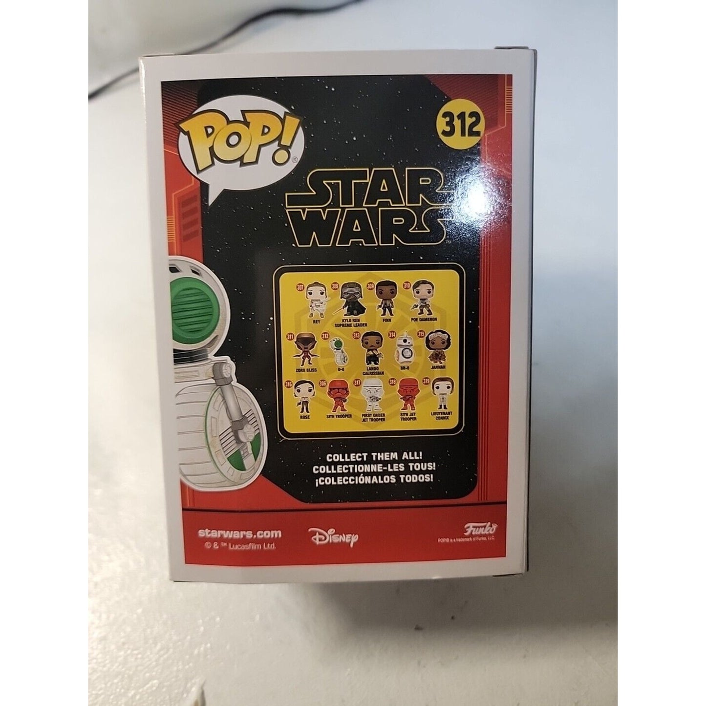 2019 Funko Pop! - Star Wars "D-O" #312 Vinyl Bobblehead Figure