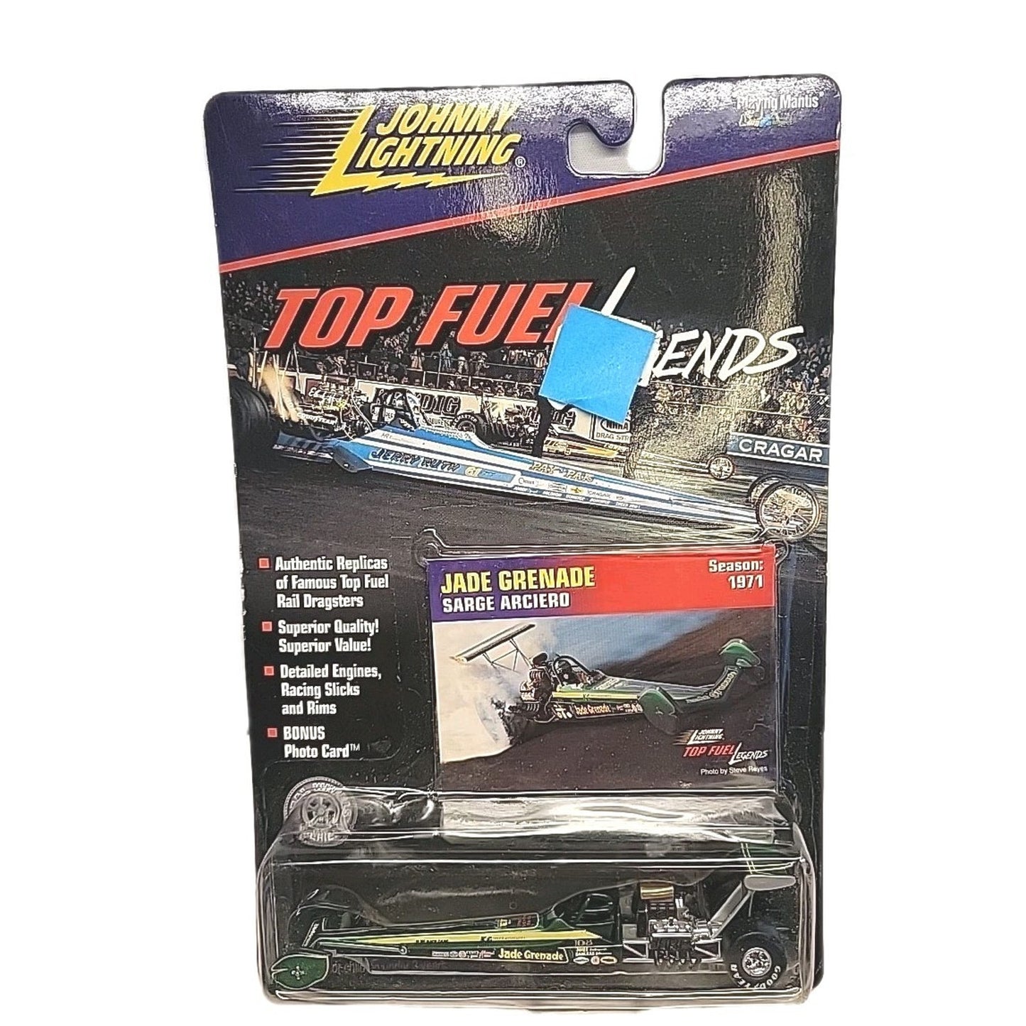 Johnny Lightning Top Fuel Legends 1971 Jade Grenade 1:64