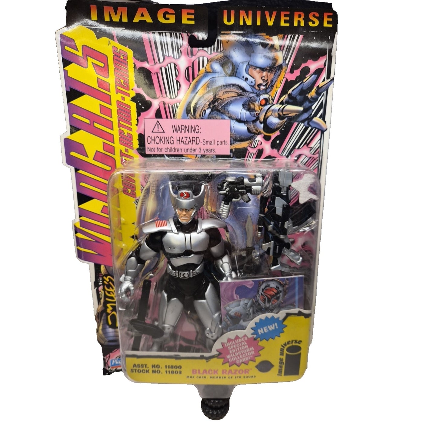 WildC.A.T.S Black Razor Max Cash ETR Squad Jim Lee 6" Figure