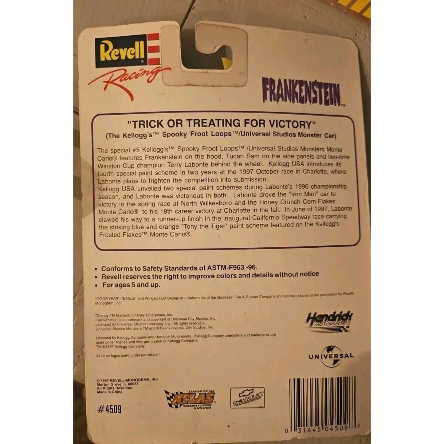 1997 Revell Racing Frankenstein Monte Carlo Nascar 1:64 Die Cast Car #5 Labonte