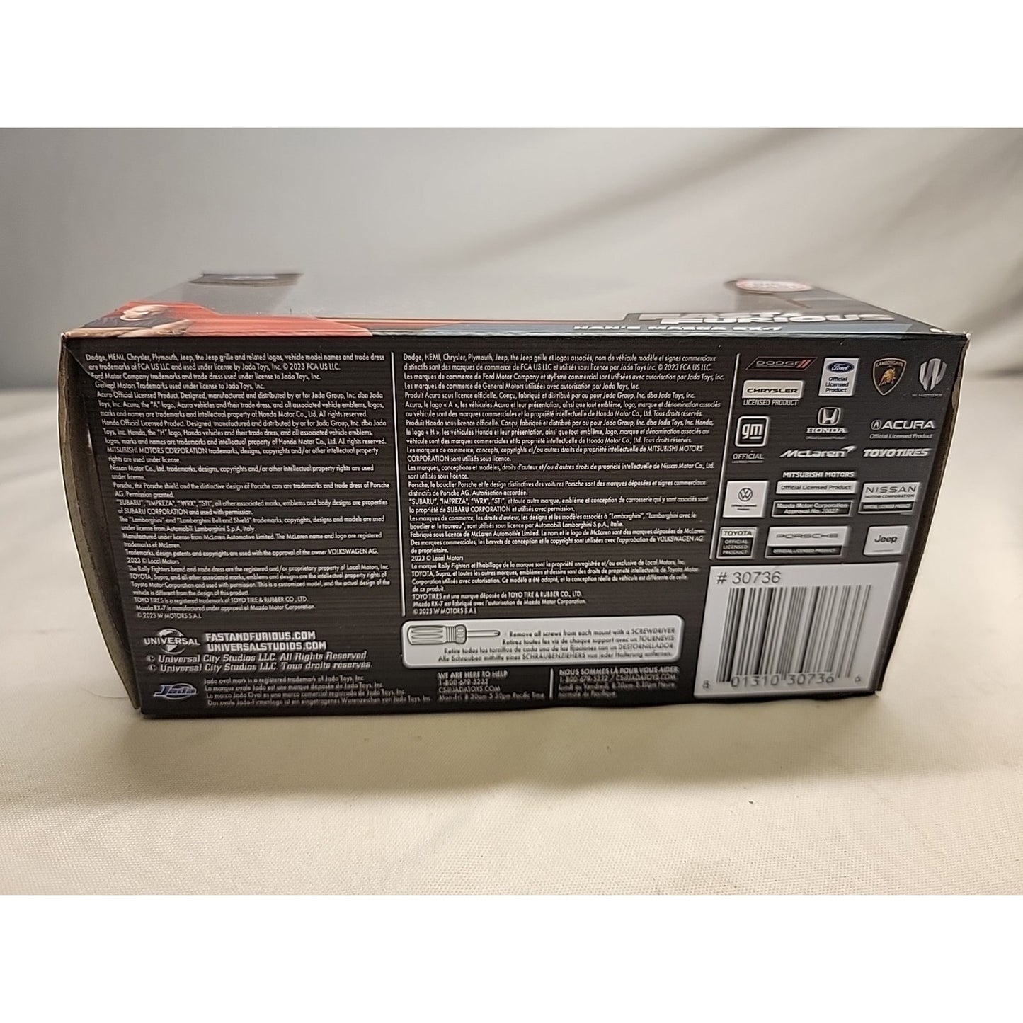 Fast and Furious - Diecast 1:32 Scale Han's Mazda RX7 Jada