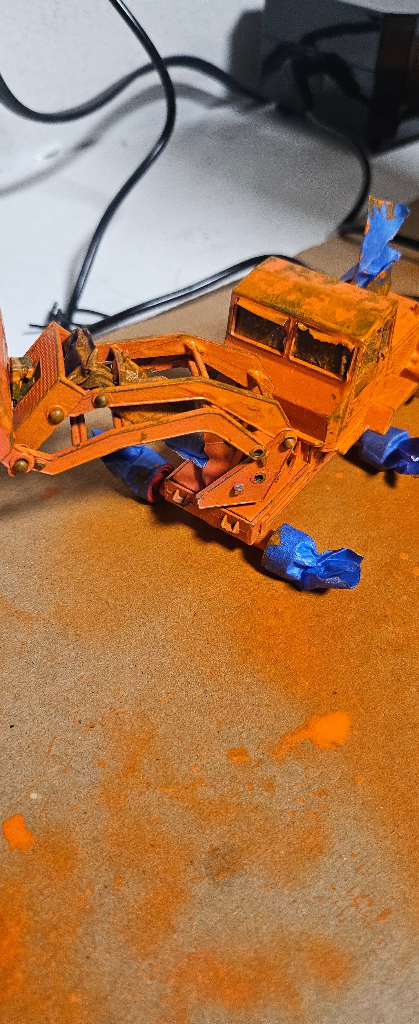 "MATCHBOX" K-3 HATRA TRACTOR SHOVEL