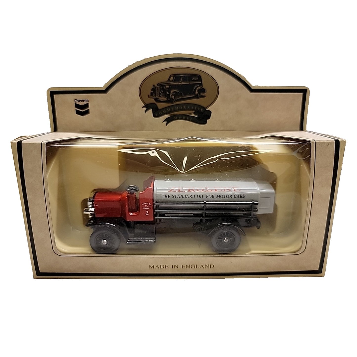 Chevron Zerolene 1911 Chain Drive Tank-Truck Die-Cast Replica (Lledo) England