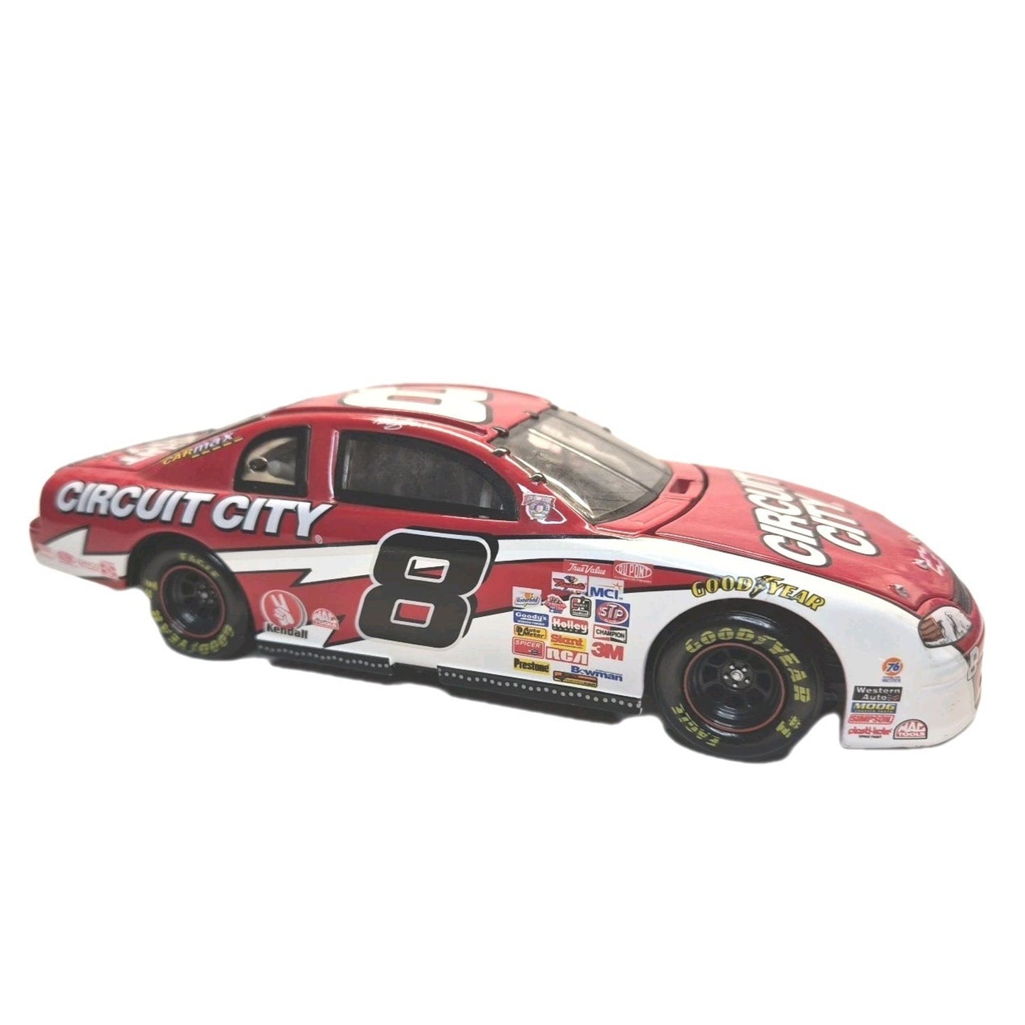 Nascar 1:24 Scale Diecast Stock Car # 8, Circuit City 1998 Hut Stricklin
