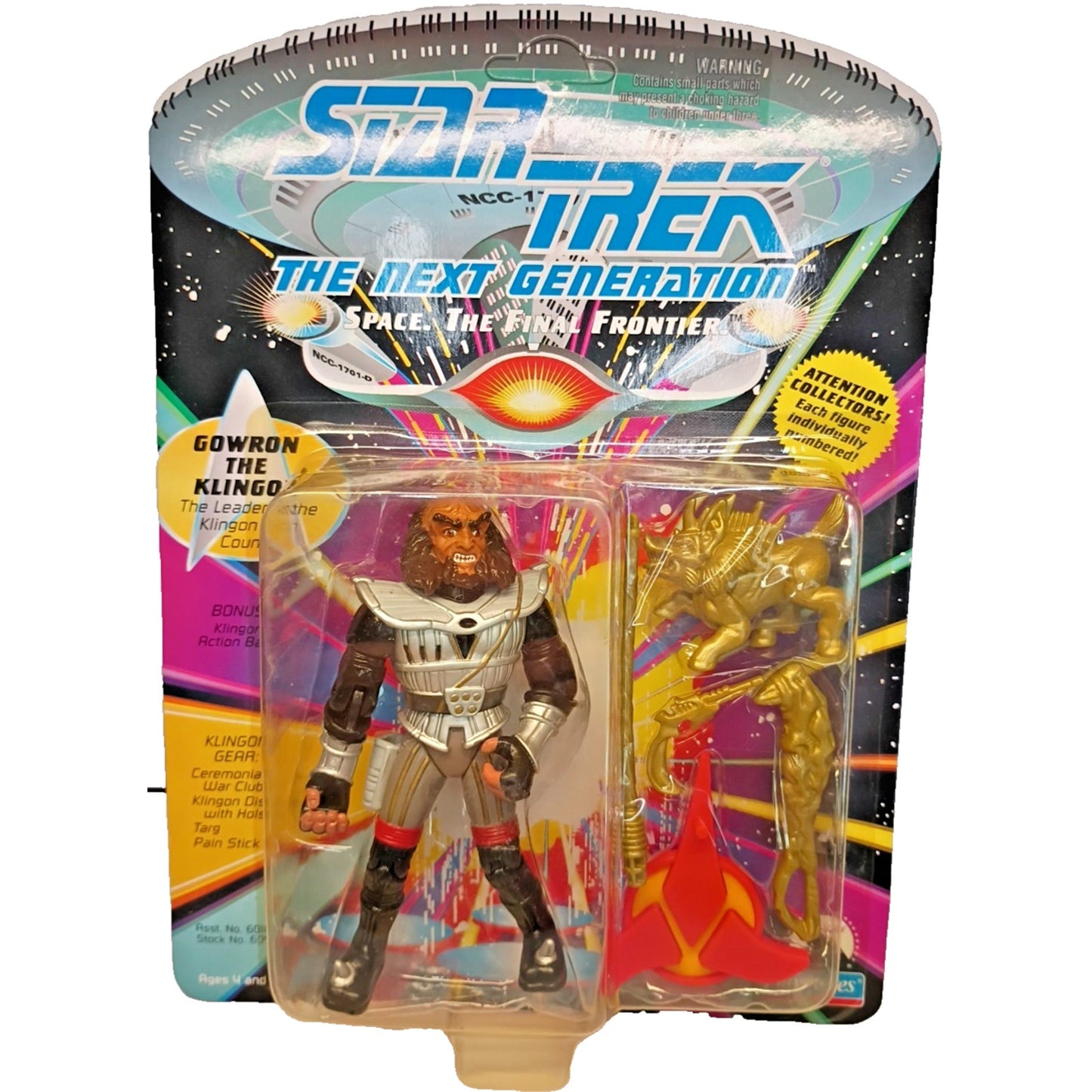 1992 Playmates Star Trek the Next Generation Gowron The Klingon