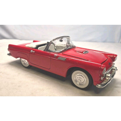 1955 Ford Thunderbird Convertible Car SS 7714 Red 1/24 Scale Diecast