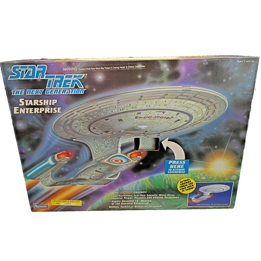 Star Trek USS Enterprise Vehicle Playmates Vtg 1992 NEW