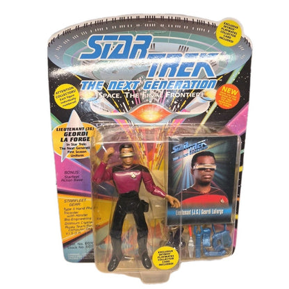 New Playmates Star Trek The Next Generation Lt. Geordi La Forge Action Figure
