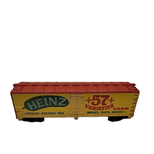 Tyco HEINZ H J H Co 484 Dbl Sheathed 40' Wooden Box Car HO Scale: Used no box