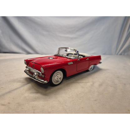 1955 Ford Thunderbird Convertible Car SS 7714 Red 1/24 Scale Diecast