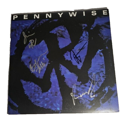 Pennywise - Self Titled Blue Color Vinyl LP Epitaph Records 2014 Repress *SIGNED