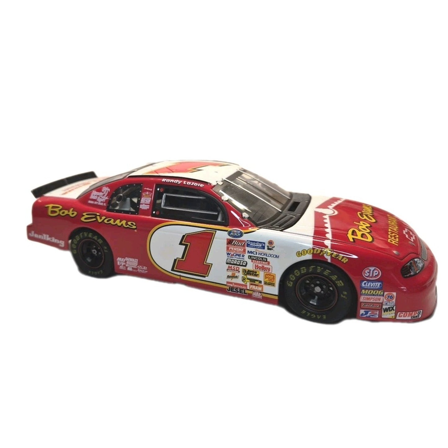 Team Caliber 1:24 Scale Randy Lajoie 1999 Bob Evans Chevy Monte Carlo, Signed