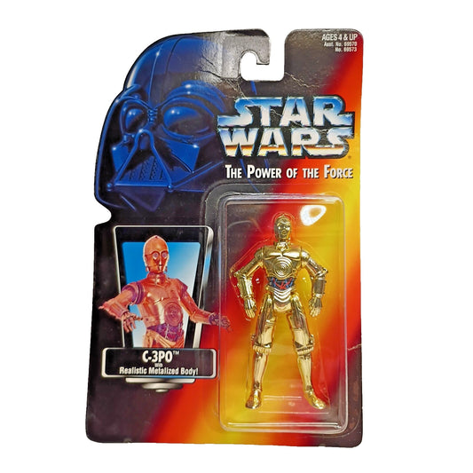 Kenner Star Wars The Power Of The Force c-3po Metalized Body Action