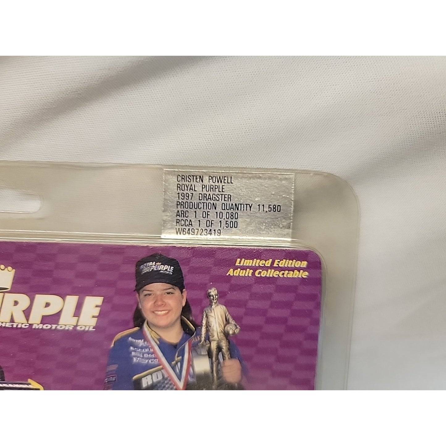 1997 Cristen Powell Royal Purple 1:64 scale dragster