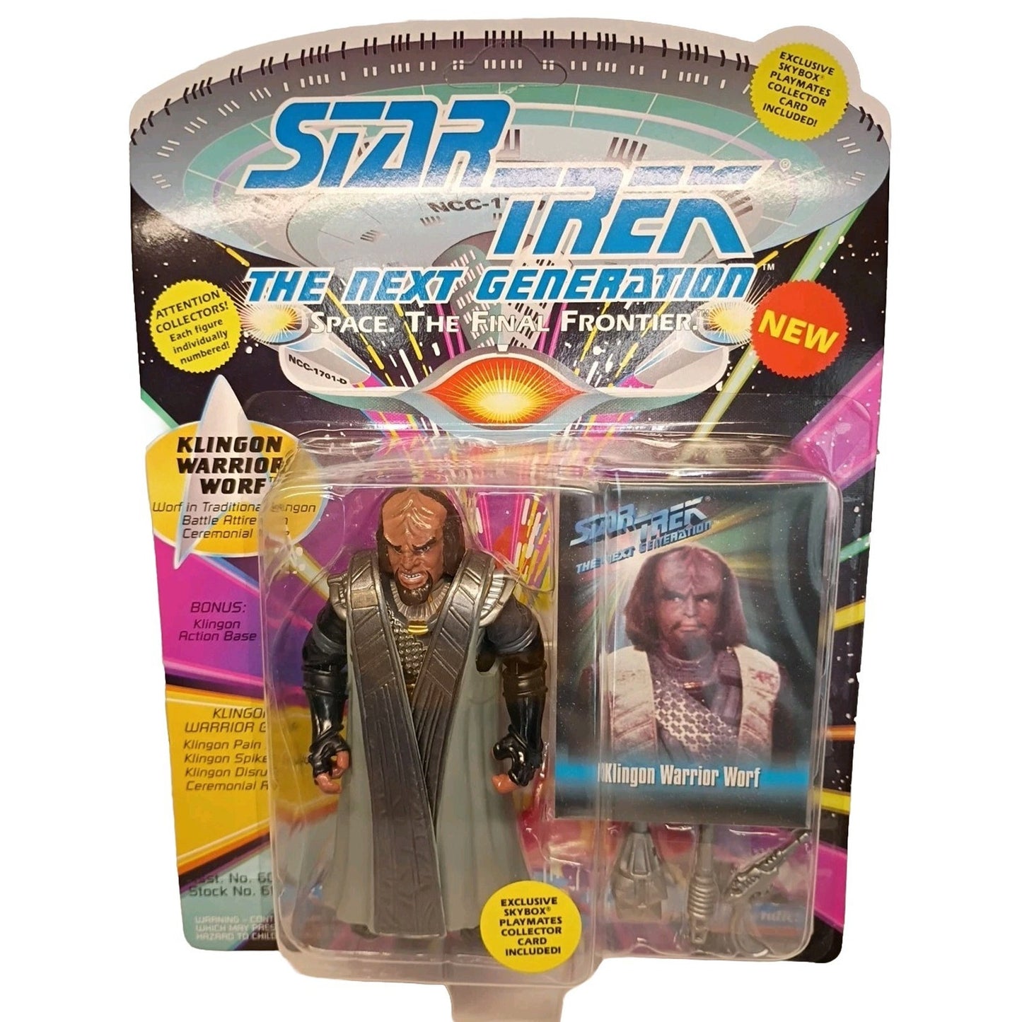 Star Trek The Next Generation Klingon Warrior Worf 1993 Playmates