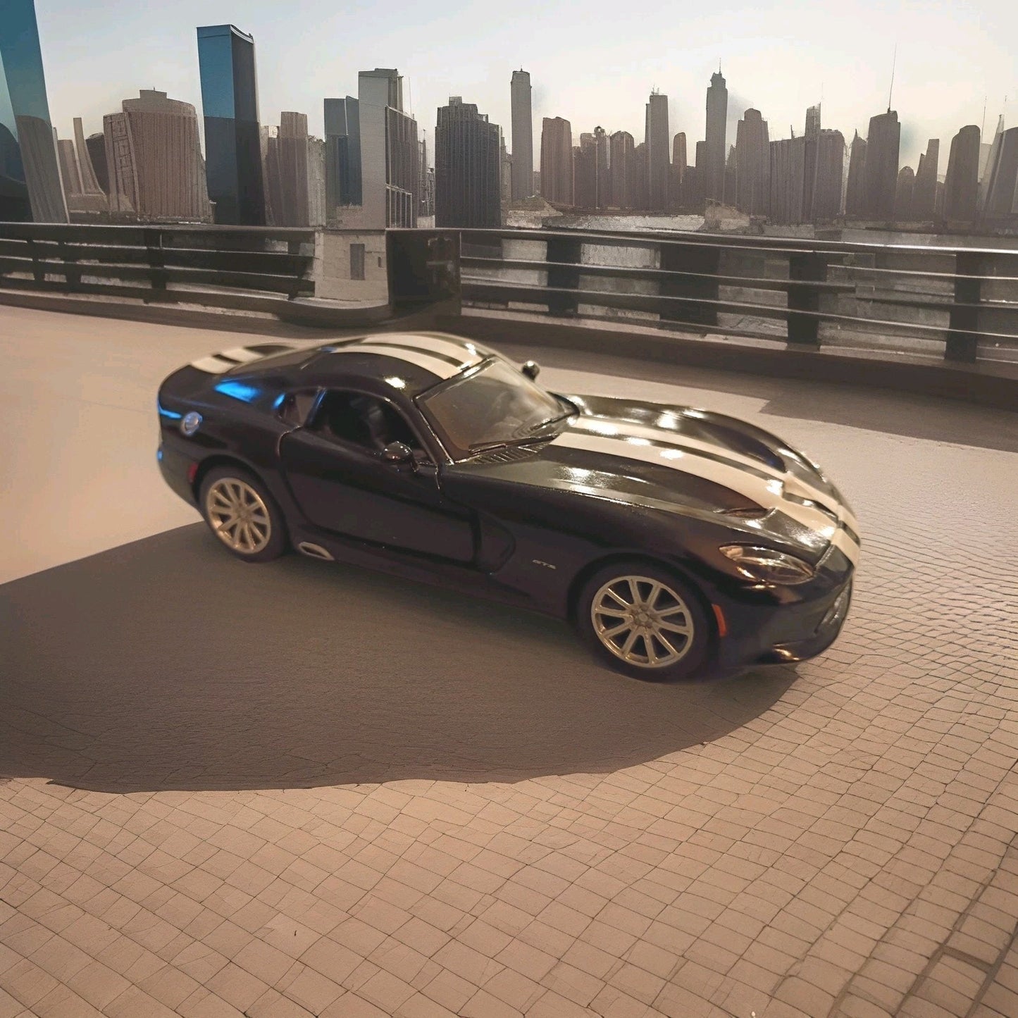 Black 2013 Dodge Viper SRT Kinsmart