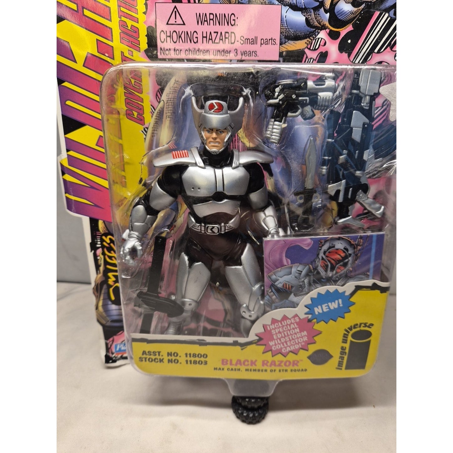 WildC.A.T.S Black Razor Max Cash ETR Squad Jim Lee 6" Figure