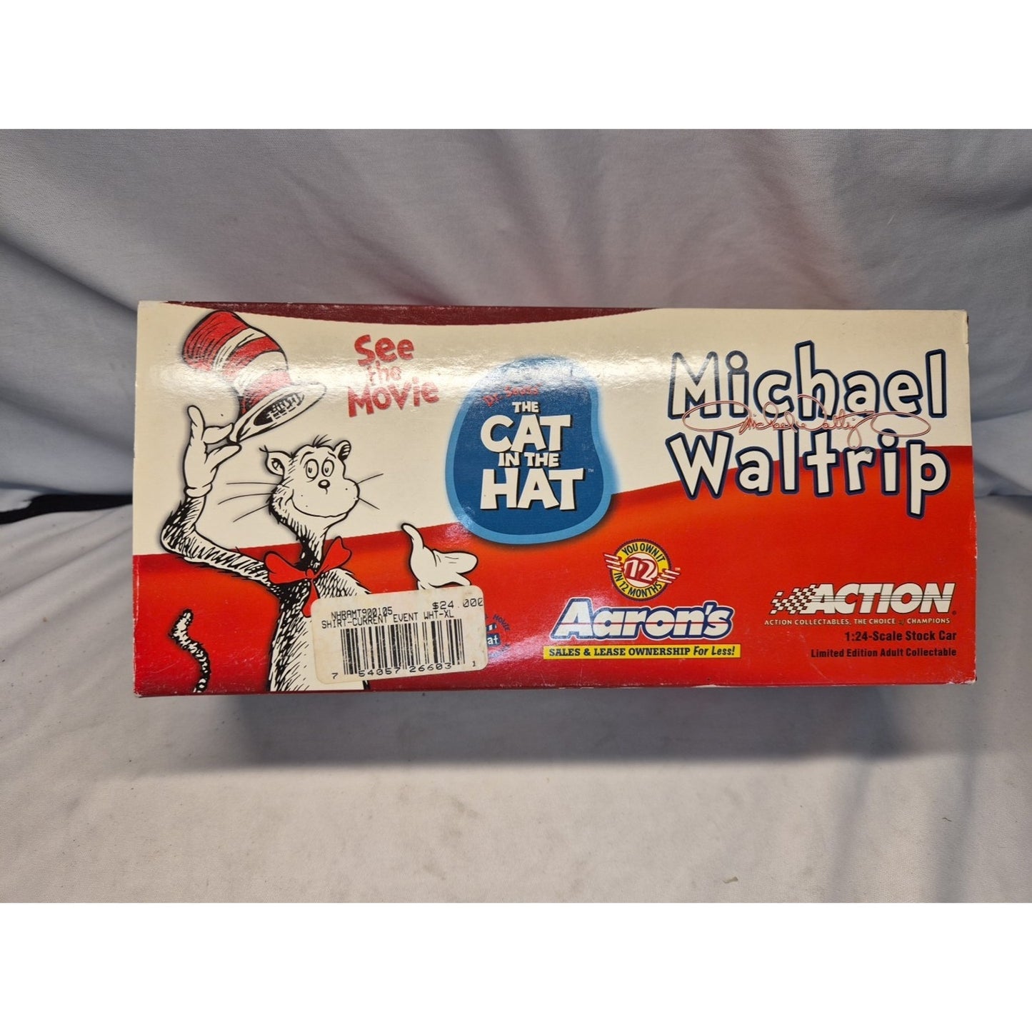 Action NASCAR- M. WALTRIP- 2003 MONTE CARLO #99 Cat In The Hat DIECAST 1:24