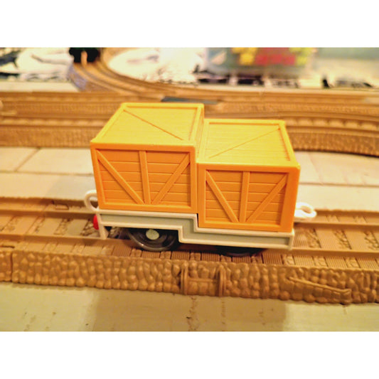 Vintage Thomas The Tank Engine Track Master Box Car Yellow