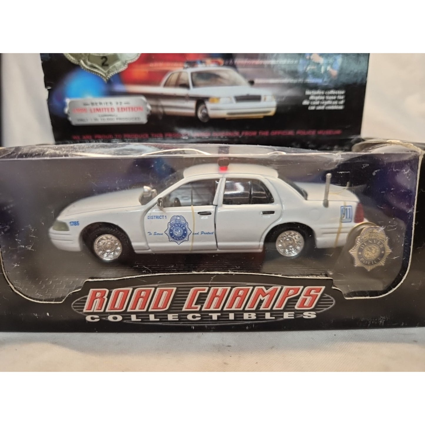 1999 Road Champs Police Series 2 Denver Police Car 1:43