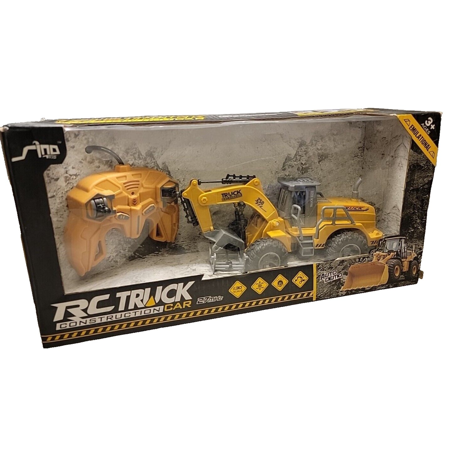 Rc Excavator 27mhz 1:30 Scale 5 Ch Remote