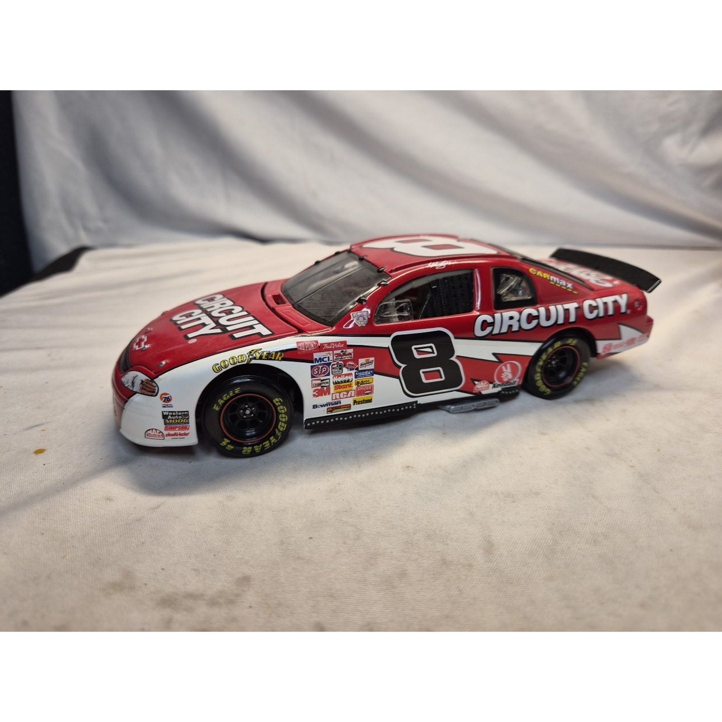 Nascar 1:24 Scale Diecast Stock Car # 8, Circuit City 1998 Hut Stricklin