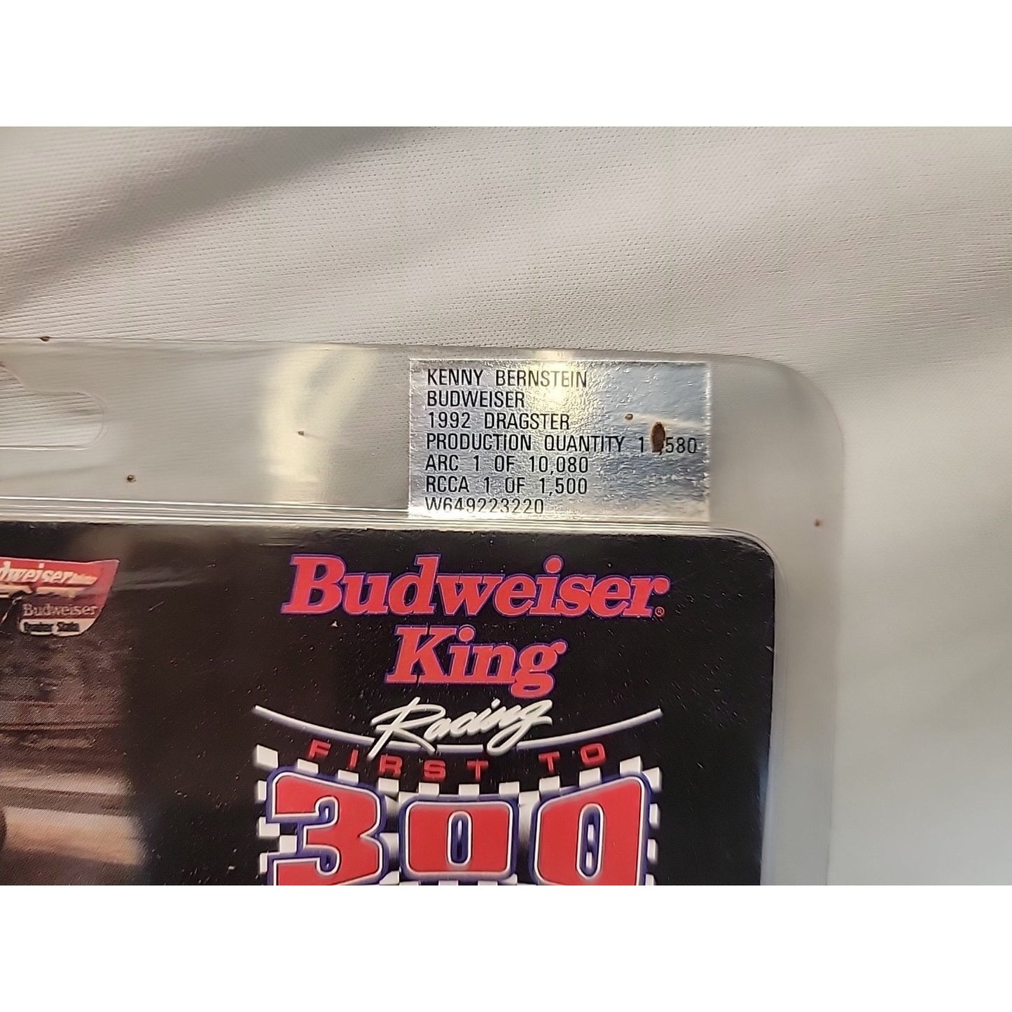 1992 Kenny Bernstein Budweiser First to 300 MPH - Action 1:64 Top Fuel Dragster