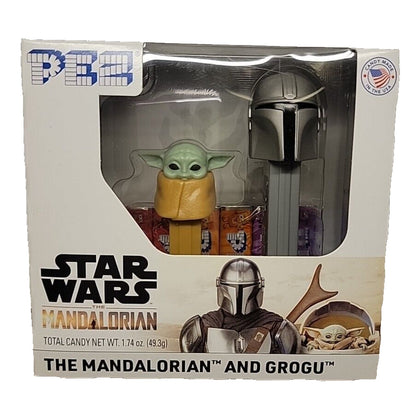 NEW Sealed Disney PEZ Dispensers Star Wars~ The Mandalorian & Grocu