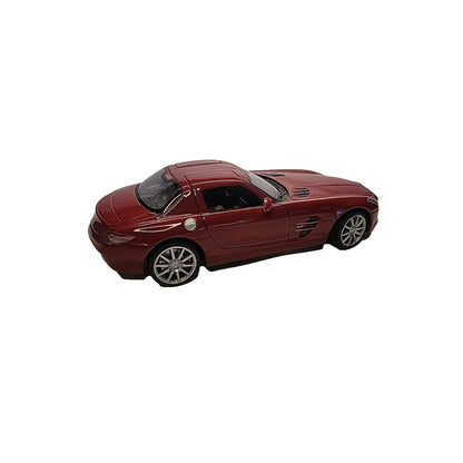 1:43 Scale WELLY MERCEDES-BENZ SLS AMG Maroon Diecast