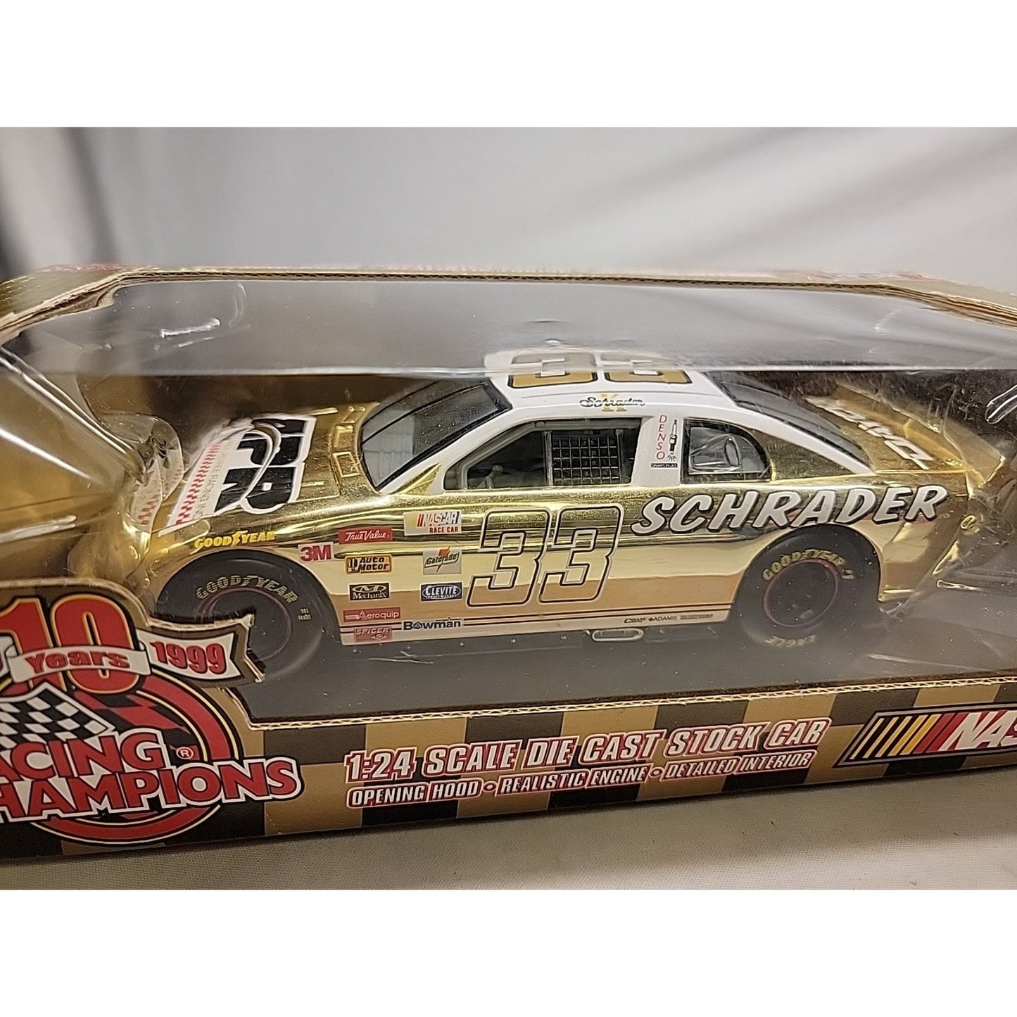 Gold APR Kenny Schrader #33 Nascar Racing Champions Monte Carlo #1662 Ltd Ed