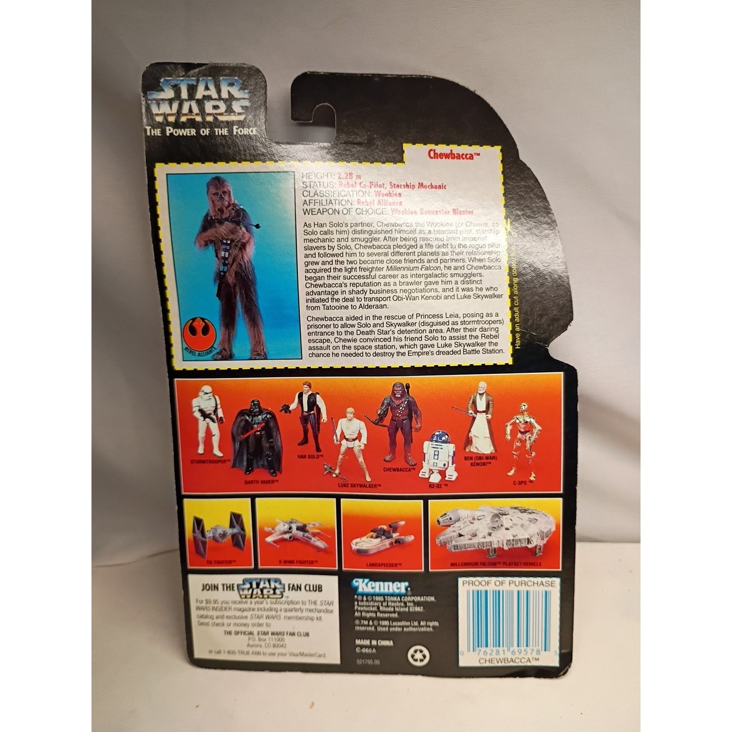 Kenner Star Wars The Power Of The Force Chewbacca Action Figure