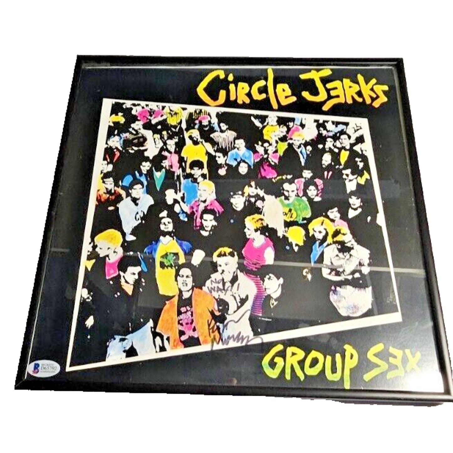 Keith Morris Signed Circle Jerks Group Sex Vinyl Record Album "NO WAY!"