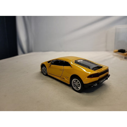JFL Enterprises 5" Diecast Pull Back Lamborghini Huracan LP 610-4 Yellow