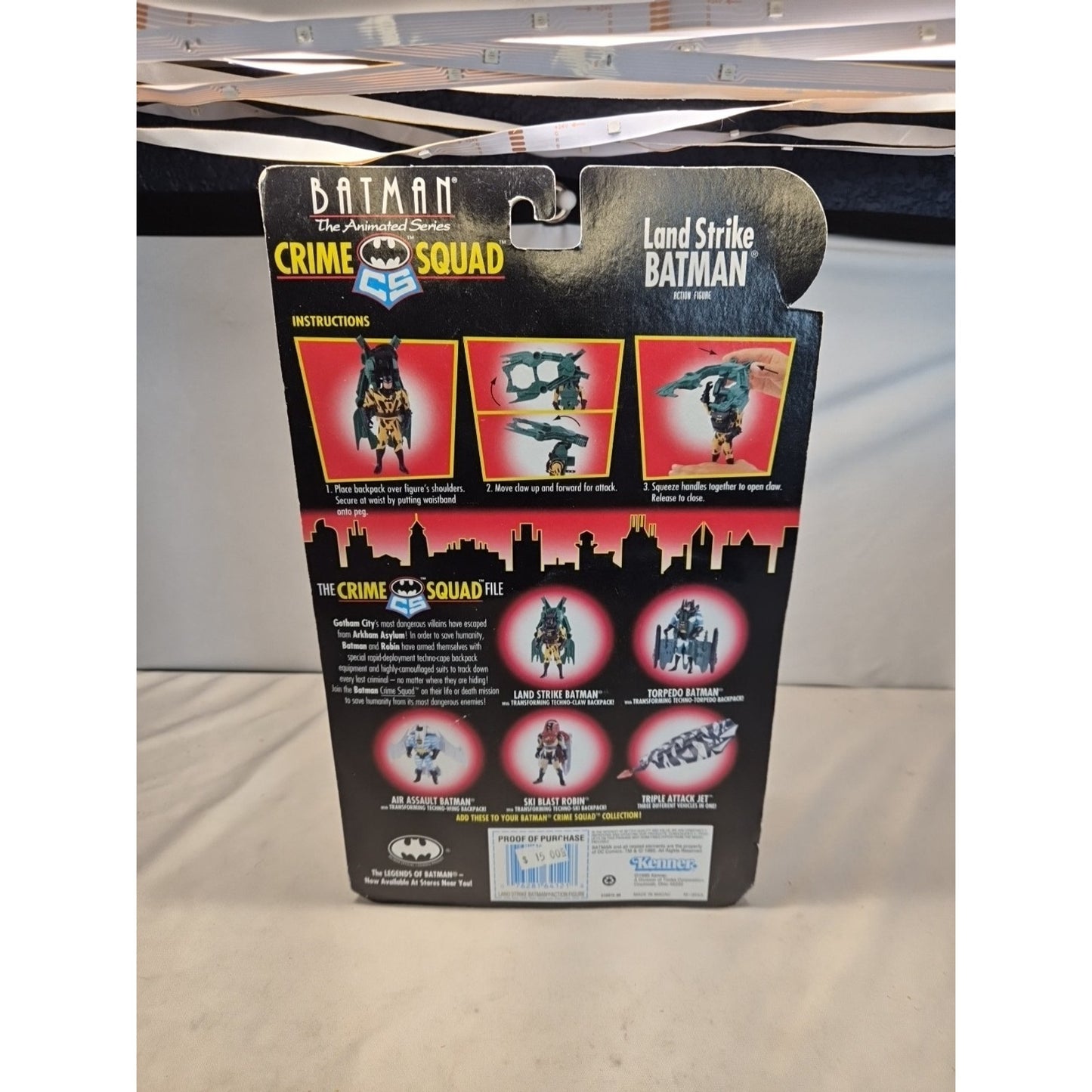 Kenner Batman The Animated Series, Land Strike Batman ( Crime Squad )