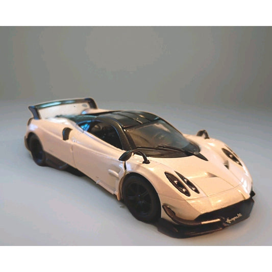 Kinsmart Pagani Huayra Diecast 1:38 White Metallic