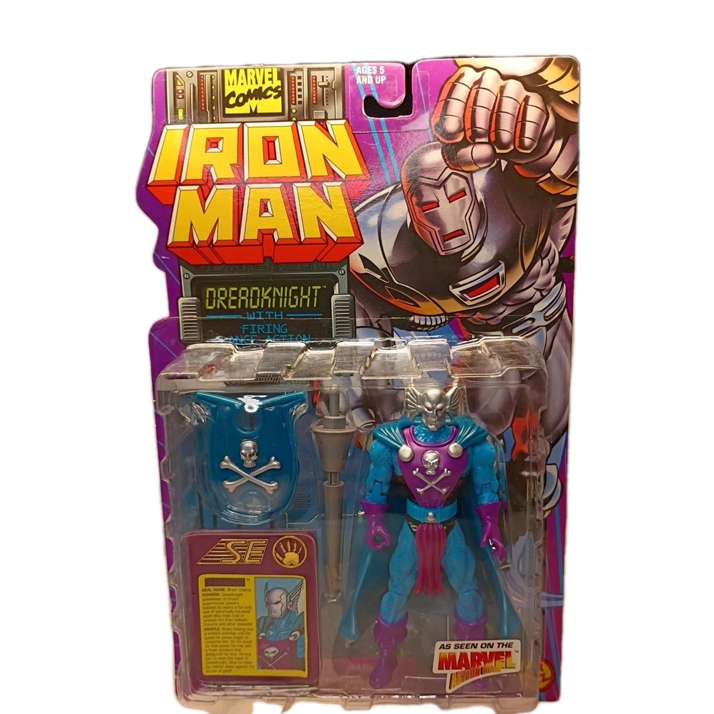 Dreadknight Iron Man Marvel Comic ToyBiz 1995 Action Figure