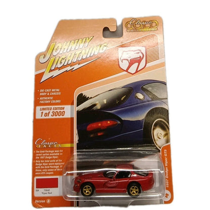 1997 DODGE VIPER GTS VIPER RED CLASSIC GOLD JOHNNY LIGHTNINg
