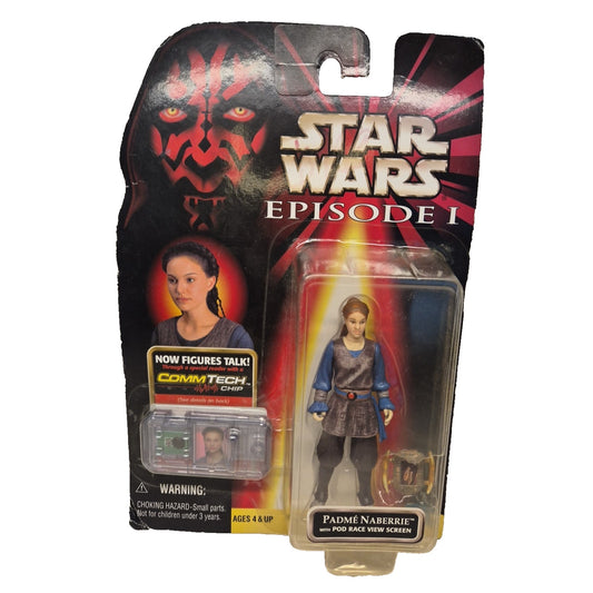 Star Wars Episode 1 Padme Naberrie Action Figure With CommTech Chip 1998