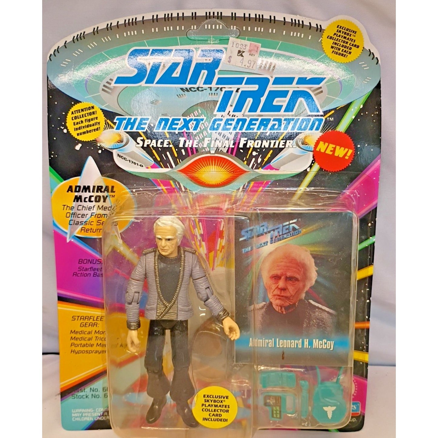 Star Trek The Next Generation ~ Admiral McCoy Action Figure MOC