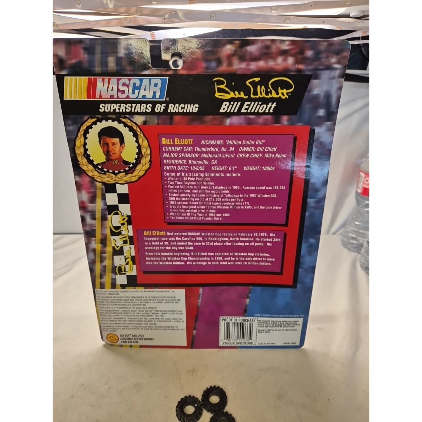 Toy Biz Nascar Bill Elliott Special Edition Action Figure w/ Card