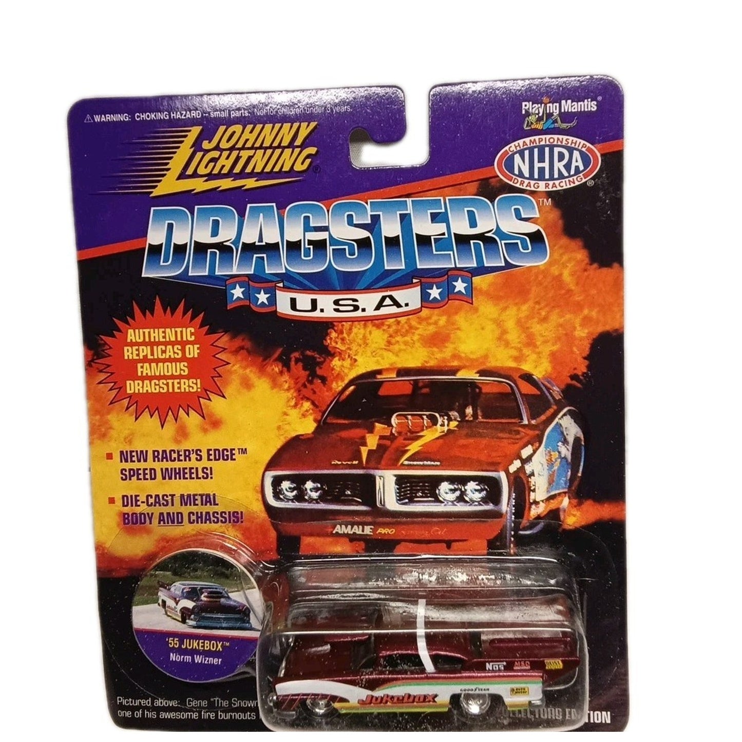 Johnny Lightning Dragsters U.S.A. 1955 Jukebox Norm Wizner Collectors Edition