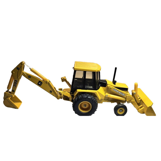 Vintage Backhoe Loader 310D John Deere Yellow Die Cast