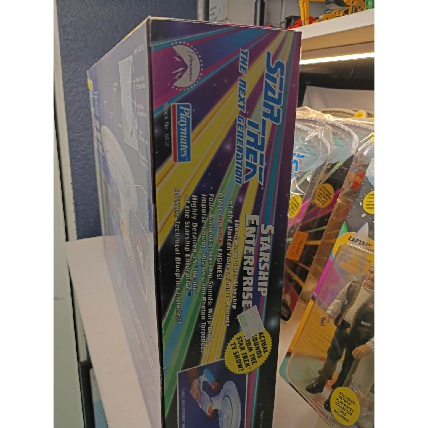 Star Trek USS Enterprise Vehicle Playmates Vtg 1992 NEW