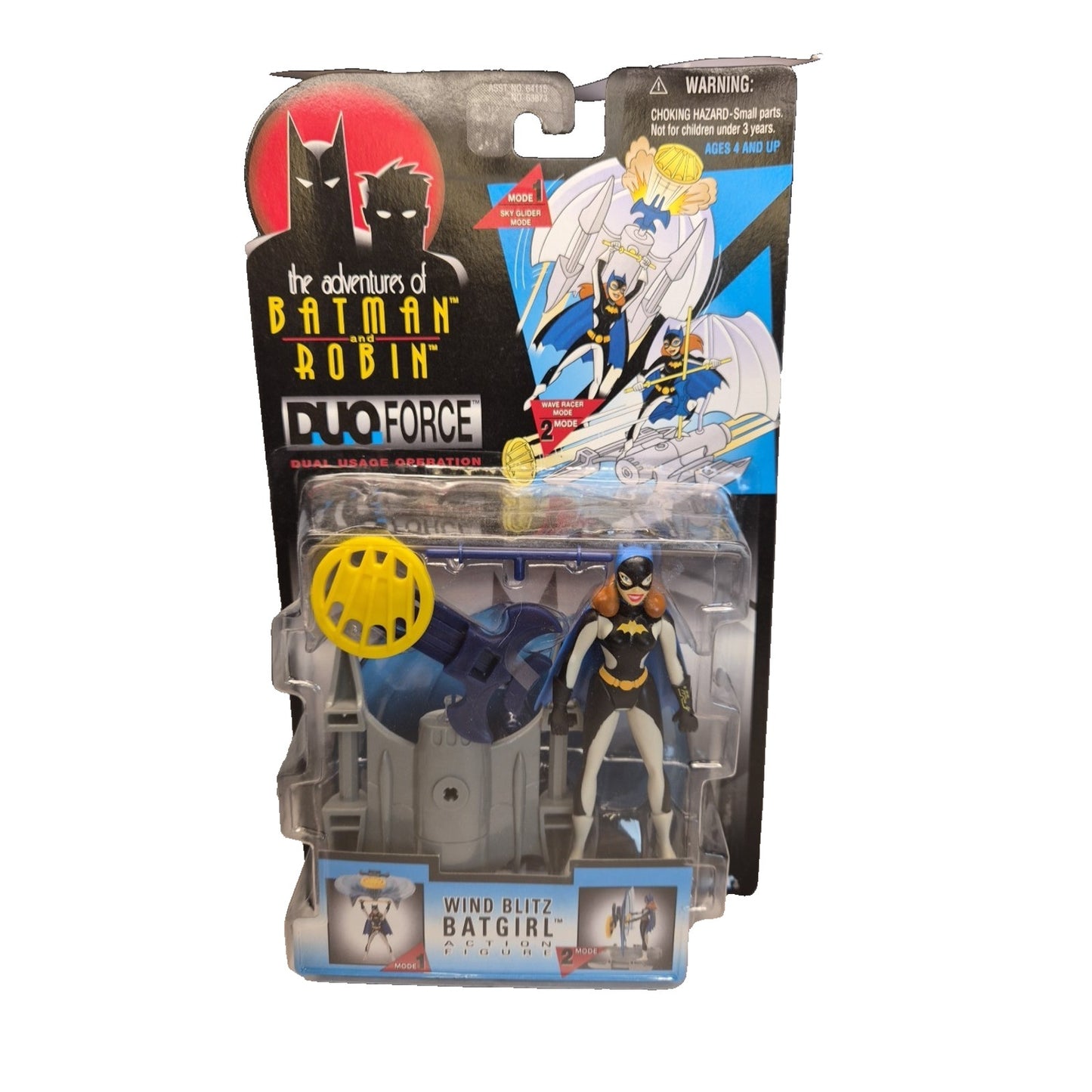 1997 Adventures Of Batman & Robin Duo Force Wind Blitz Batgirl Figure