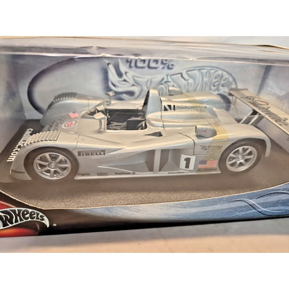 HOT WHEELS 1/18 - 29225 CADILLAC LMP - SILVER